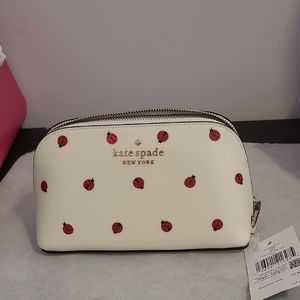 Kate Spade White Ladybug Print Women's Bag